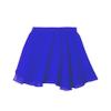 easyforever Kids Girls Basic Chiffon Pleated Pull-on Wrap Skirt Skort Ballet Dancewear Daily Casual Outfits Royal Blue Q 7-8 Years view 4