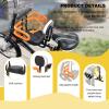 XIEEIX Front Mounted Child Bike Seats, Foldable Kids Bike Seat with Guardrail Seat Back, Adjustable Seat and Pedal Child Bike Seat, Safety Child Seat Suitable for Folding Bicycles and City Bikes, Etc view 3