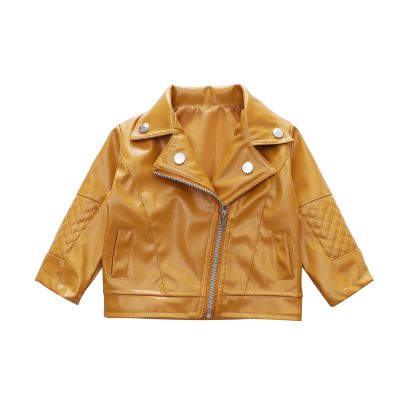 Moonker Baby Short Jacket Coat 1-5 Years Old,Toddler Boys Girls Kids Outerwear Autumn Winter Leather Outwear Clothes