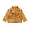 Moonker Baby Short Jacket Coat 1-5 Years Old,Toddler Boys Girls Kids Outerwear Autumn Winter Leather Outwear Clothes view 1
