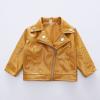 Moonker Baby Short Jacket Coat 1-5 Years Old,Toddler Boys Girls Kids Outerwear Autumn Winter Leather Outwear Clothes view 2