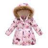 Baby Toddler Girls Boys Winter Fall Clothes Warm Jacket 2-7 Years Old Kids Floral Thick Hooded Windproof Coat view 1