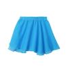 easyforever Kids Girls Basic Chiffon Pleated Pull-on Wrap Skirt Skort Ballet Dancewear Daily Casual Outfits Blue Q 7-8 Years view 4