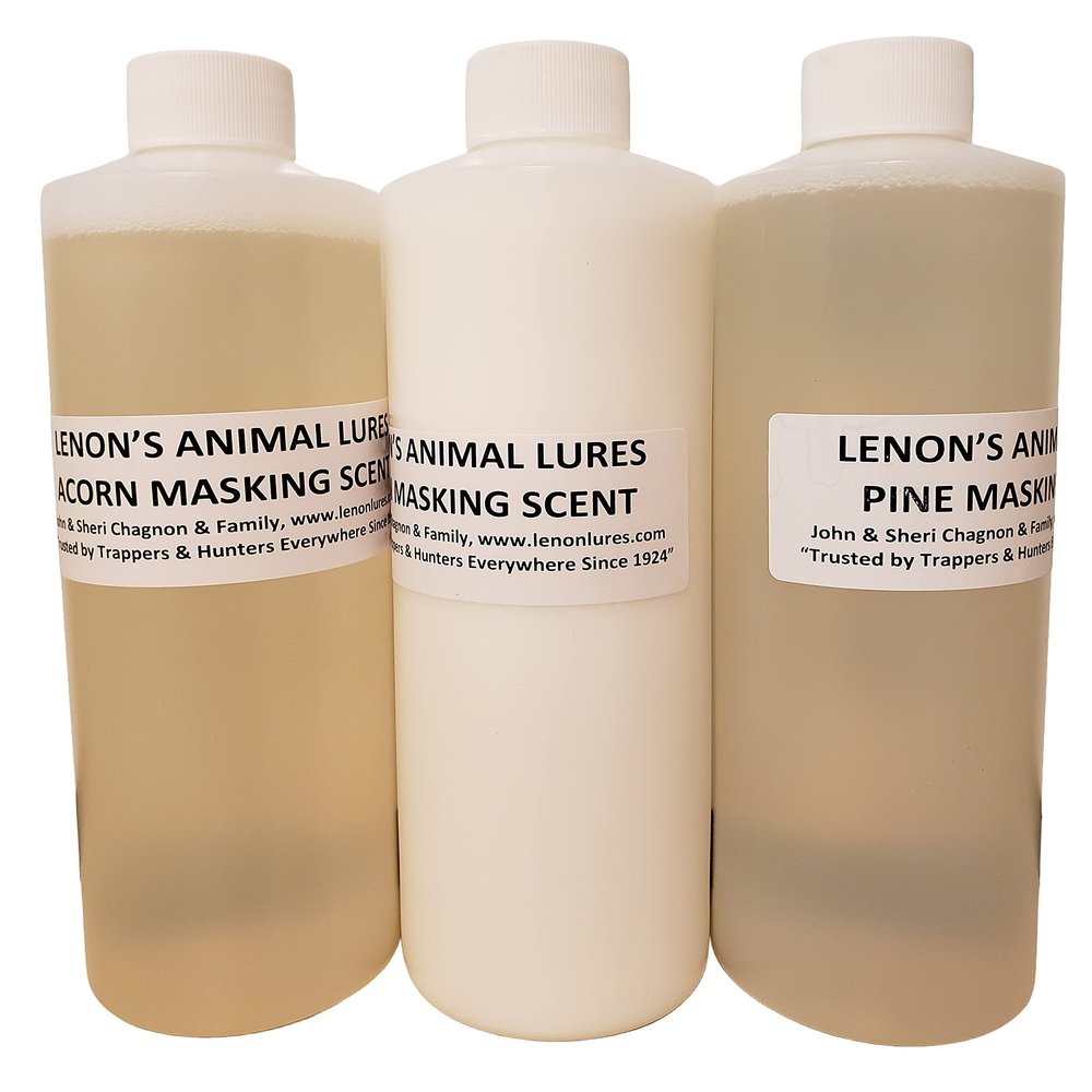 Lenon's Hunters Special 3 Bottles 4 oz Acorn, Corn & Pine Cover Scents A Favorite of Deer Hunters Everywhere