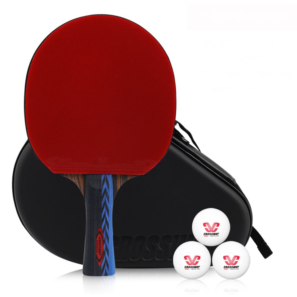 LINGOSHUN Professional Ping Pong Racket,ITTF Approved Rubber with Carbon Fibre Technology Performance-Level Table Tennis Bats / 6 Stars / 15x24cm