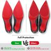 16 Pack Sole Protector for High Heel Shoes Red Bottom Sticker Crystal Clear Sole Guard Protectors Anti Slip 16 Sheets for 8 Pairs of Shoes Wear Resistant view 4
