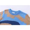 FLZS Boys Camouflage Sweater Crew Neck Long Sleeve Cartoon Casual Sweater Gray 5T view 3