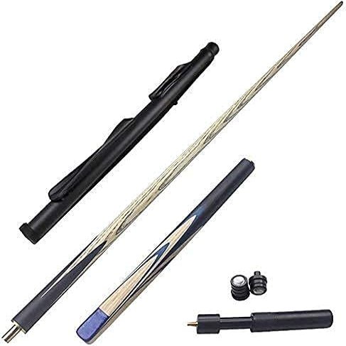 EIERFSKIOT Pool cue Stick Billiard cue Sticks 57In 18Oz Ash Wood Billiard Pool for Black Eight 9.8Mm Tips Pool Stick with Hard Case Bag to Choose(Color:Rod Barrel)