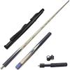 EIERFSKIOT Pool cue Stick Billiard cue Sticks 57In 18Oz Ash Wood Billiard Pool for Black Eight 9.8Mm Tips Pool Stick with Hard Case Bag to Choose(Color:Rod Barrel) view 1