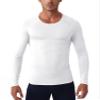 Compression Shirts Men Long Sleeve Athletic Thermal Shirt Workout Cool Dry Running Tops Sports Gym Undershirt Base Layer Tops White view 2