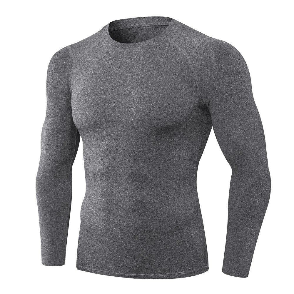 Compression Shirts Men Long Sleeve Athletic Thermal Shirt Workout Cool Dry Running Tops Sports Gym Undershirt Base Layer Tops