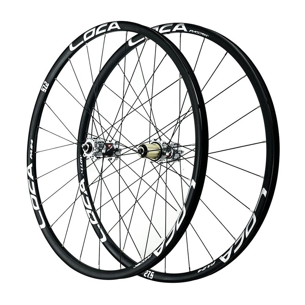 Bikes Bike Wheel 700C 29 Inch Sealed Bearing Bicycle Wheelset for 8-12 Speed Cassette Flywheel Disc Brake Double Wall Alloy Rim QR 6 Pawl 24 Spoke (Size : E_27.5in)