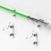 WANLIAN Lightsaber Mount for Wall - Light Saber Mount Holder - Sabers Holder for Wall (1 Pair Clear Acrylic) view 1
