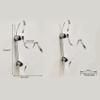 WANLIAN Lightsaber Mount for Wall - Light Saber Mount Holder - Sabers Holder for Wall (1 Pair Clear Acrylic) view 2