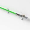 WANLIAN Lightsaber Mount for Wall - Light Saber Mount Holder - Sabers Holder for Wall (1 Pair Clear Acrylic) view 3