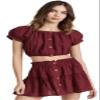 Eberjey Portola Harper Crop Top Cover-Up Brick LG view 1