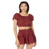 Eberjey Portola Harper Crop Top Cover-Up Brick LG view 2