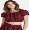 Eberjey Portola Harper Crop Top Cover-Up Brick LG view 3