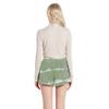 Volcom Women's Regular Lived in Lounge Fleece Sweat Shorts, Light Army, Large view 2