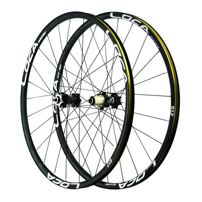 Bikes Bike Wheel 700C 29 Inch Sealed Bearing Bicycle Wheelset for 8-12 Speed Cassette Flywheel Disc Brake Double Wall Alloy Rim QR 6 Pawl 24 Spoke (Size : B_27.5in)