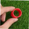 BESPORTBLE 5pcs Sweat-Absorbent Racket Grip Bands Silicone Handle Wrap for Tennis Squash and Pickleball Flexible Durable Overgrip Random Colors Red White Pink view 3