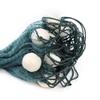 Fishing Net Hand Cast Net for Fishing, 10x65FT Polyethylene Net Iron Sink Nets Casting Net Bait Trap Fish, 0.8" Mesh Size, Green (3x20M / 10x65FT) view 4