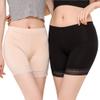 2 Pieces Lace Shorts Underwear Yoga Shorts Stretch Safety Leggings Undershorts Short Leggings for Women Girls (M) view 2