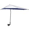 G4Free UPF 50+ Adjustable Beach Umbrella XL with Universal Clamp for Chair, Golf Bags, Stroller, Wheelchair, Bleacher, Patio(Blue) view 1