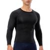 Compression Shirts Men Long Sleeve Athletic Thermal Shirt Workout Cool Dry Running Tops Sports Gym Undershirt Base Layer Tops Black view 4