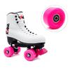 8 Pack Roller Skate Wheels with Bearings Installed PU Quad Skate Wheels 82A for Double Row Skating and Skateboard 32mm x 58mm (Pink) view 2