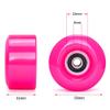 8 Pack Roller Skate Wheels with Bearings Installed PU Quad Skate Wheels 82A for Double Row Skating and Skateboard 32mm x 58mm (Pink) view 4