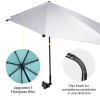 G4Free UPF 50+ Adjustable Beach Umbrella XL with Universal Clamp for Chair Golf Bags Stroller Wheelchair Bleacher Patio(Lake Blue) view 4