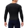 Compression Shirts Men Long Sleeve Athletic Thermal Shirt Workout Cool Dry Running Tops Sports Gym Undershirt Base Layer Tops Black view 3