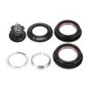 Alomejor Aluminum Alloy Double Bearings Bicycle Headset, 44mm Inner Diameter, with Bearing Headset, Pressing Ring, Cover, Sunflower Screw Top view 1