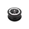 Alomejor Aluminum Alloy Double Bearings Bicycle Headset, 44mm Inner Diameter, with Bearing Headset, Pressing Ring, Cover, Sunflower Screw Top view 2