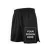 TopTie Custom Sport Athletic Big Boys Basketball Shorts Personalized 7" Pocket Running Shorts-Black-XL 18/20 view 1