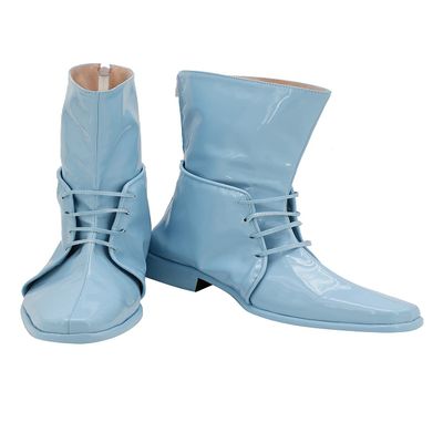 Hinevey CosplayCos Bizarre Adventure Boots Lace-up Long Shoes Cosplay Props Halloween Outfits