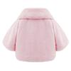 Loloda Baby Toddler Girls Long Sleeve Faux Fur Cloak Coat Princess Dress Shawl Cover up Cadigan Bolero Shrug Outwear Pink #2 0-6 Months view 2