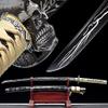 GLW Sword Skull Japanese Samurai Katana Real Handmade Full Tang Samurai Sword with Texture Blade Battle Ready Catana Japonesa Ornaments view 1