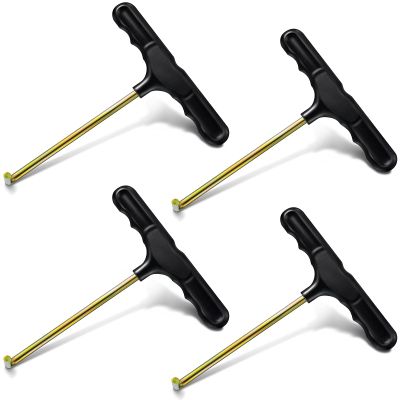 Shoe Lace Tightner Stainless Steel Plastic Hockey Skate Tightener Wire Sports Skate Key Tool Shoe Lace Puller Ice Roller Skate Tool for Ice-Skates Figure-Skates Boots(4 Pieces)