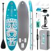 FunWater 10'633"6" Inflatable Stand Up Paddle Board with Premium SUP Paddleboard Accessories, Wide Stable Anti-Slip EVA Deck,Paddle Boards for Adults & Youth of All Skill Levels view 1
