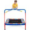 Goplus 36 Square Toddler Trampoline, Foldable Mini Trampoline for Kids, Indoor Outdoor Fitness Rebounder with Foam Covered Handle & Safety Padded Cover, Gift for Boys and Girls, Max Load 330LBS view 1