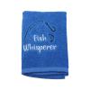 PXTIDY Fish Whisperer Funny Fishing Towel Fisherman Gift Fishing Retirement Gift Fishing Lure Hook Print Embroidered Towel (Sport) view 3
