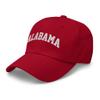 Alabama Vintage State Athletic Style Dad hat Cranberry view 3