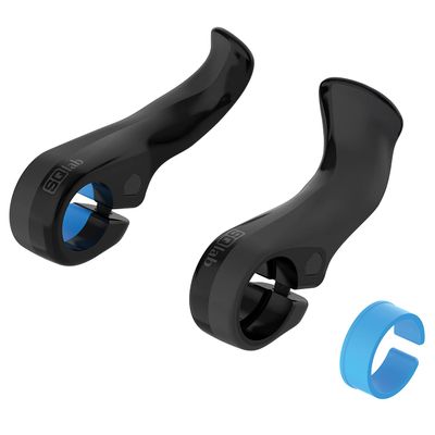 SQlab Unisex - Adult 411 Innerbarends 2.0 Indoor Bicycle Bar Ends, Black, One Size