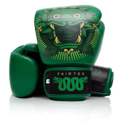 Fairtex Resurrection Premium Muay Thai Boxing Gloves - Limited Edition Design | Collaboration with Tom Atencio | Stylish & Durable | Syntek Leather | Handcrafted | MMA Kickboxing Gloves (12oz)