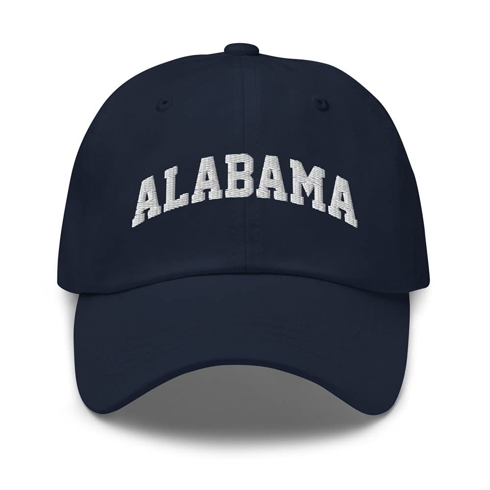 Alabama Vintage State Athletic Style Dad hat Navy