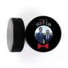 Buffalo Bottle Craft Groomsman Hockey Puck Gift for The Best Man Printed Puck - Official Size- Custom Wedding Hockey Puck Proposal Gift Ring Bearer, Officiant view 2