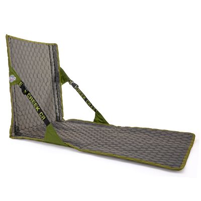 Crazy Creek HEX 2.0 PowerLounger for Day Hiking & Backpacking Trips, 250 LBS Weight Capacity, Adjustable Straps, Compact Design, Water-Resistant Olive/Slate