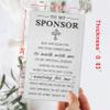 Laluminter Confirmation Sponsor Gifts - May God Bless You Sponsor Engraved Wallet Card for Women Men - Thank You Card to My Sponsor view 2